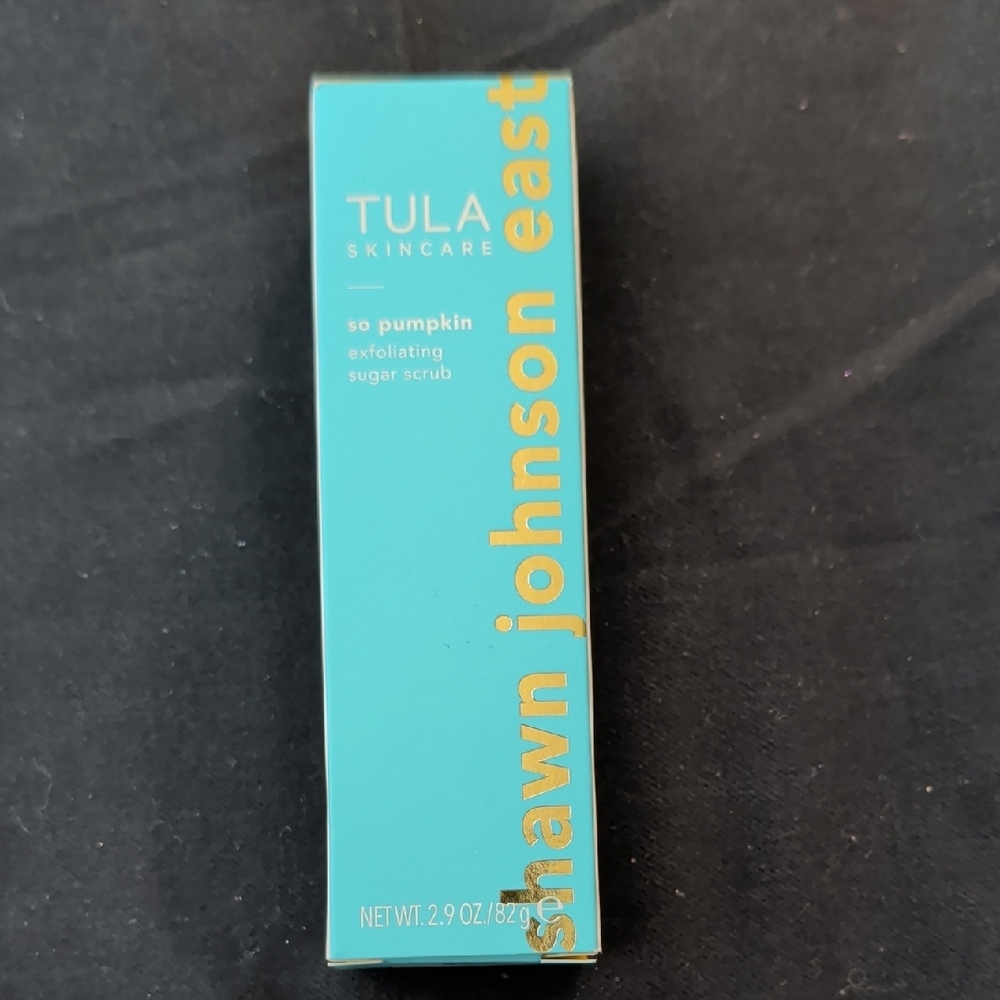 TULA Skincare So Pumpkin Exfoliating Sugar Scrub - Blue and Gold